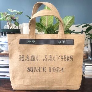 Marc Jacobs Burlap Shopper Tote